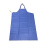 020050 - Spatschort lang Latex BLAUW