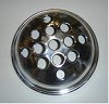 022018 - OUTLET Aluminium deksel puntvaas zilver
