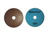 035444 - Koperdisc d.100 QRS K 400, Geel