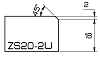 038922 - Microline ZS20 L1=2 L2=18 mm. Pos.2 UHS