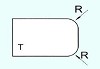 039785 - OUTLET Model T30  d.40-57 mm. R= 3 mm.