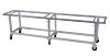 080113 - Werk/lijmtafel 300x60 hoogte verstelbaar